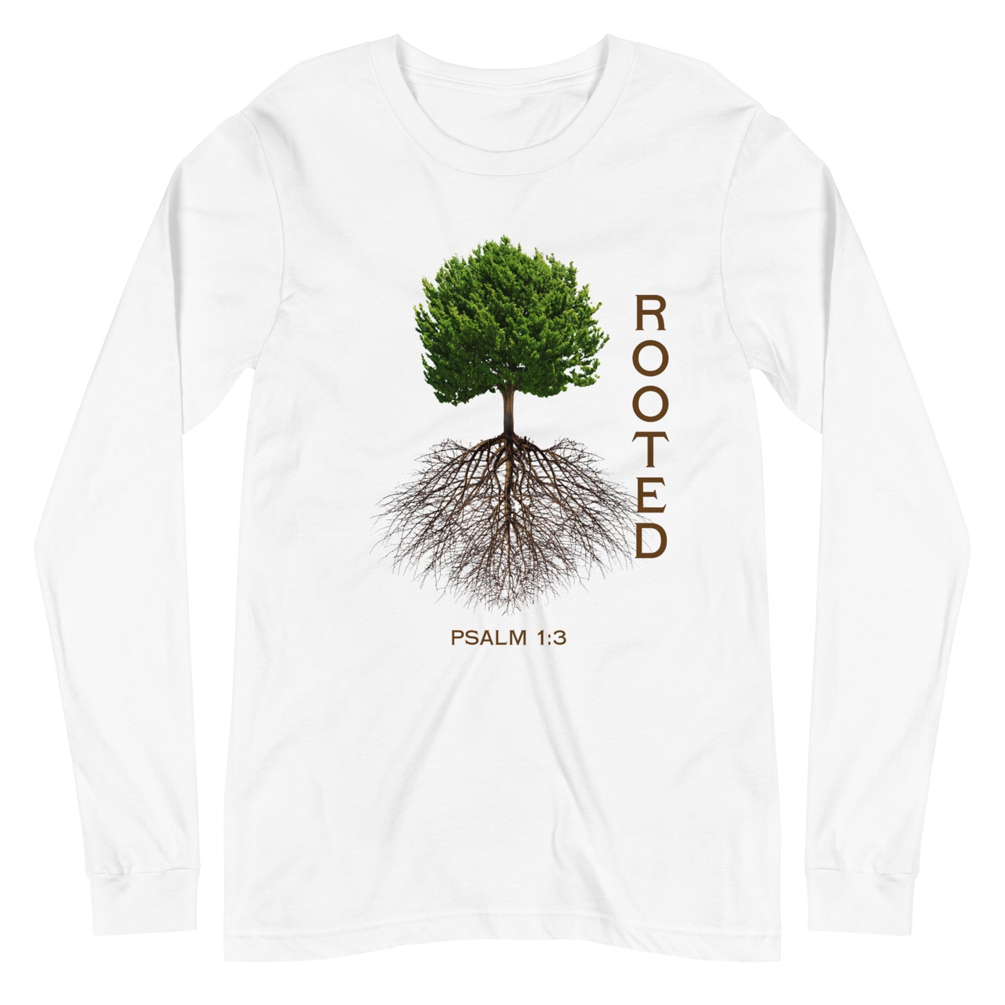 Rooted Psalm 1:3 Unisex Long Sleeve Tee
